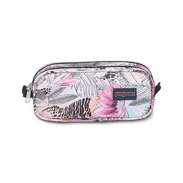 Estojo Jansport Grande Accessory Pouch Agave Zebra
