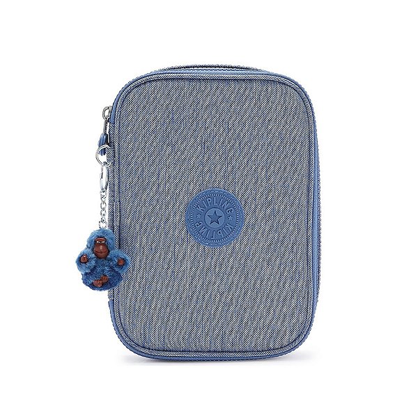 Estojo Kipling 100 Pens Denim Azul jeans
