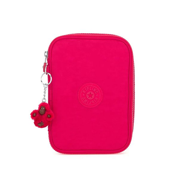Estojo Kipling 100 Pens Rosa Pink