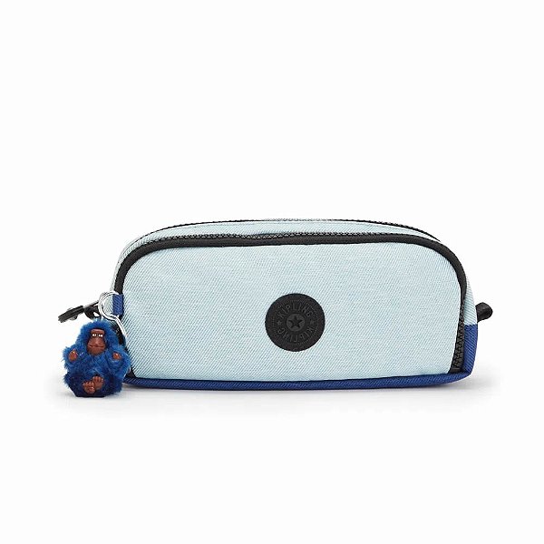 Estojo Kipling Penal Gitroy Azul Claro