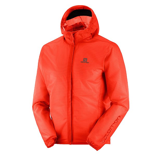 Jaqueta Corta Vento Salomon Bonatti Race Vermelho