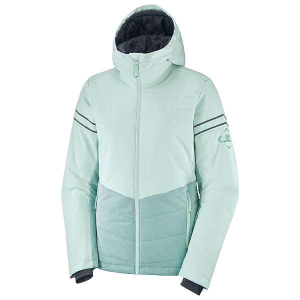 Jaqueta Salomon de SKI EDGE Neve Impermeável Feminina Azul