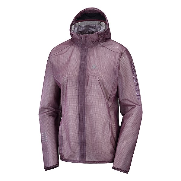 Jaqueta Salomon Lightning Race Wp Impermeável Roxo