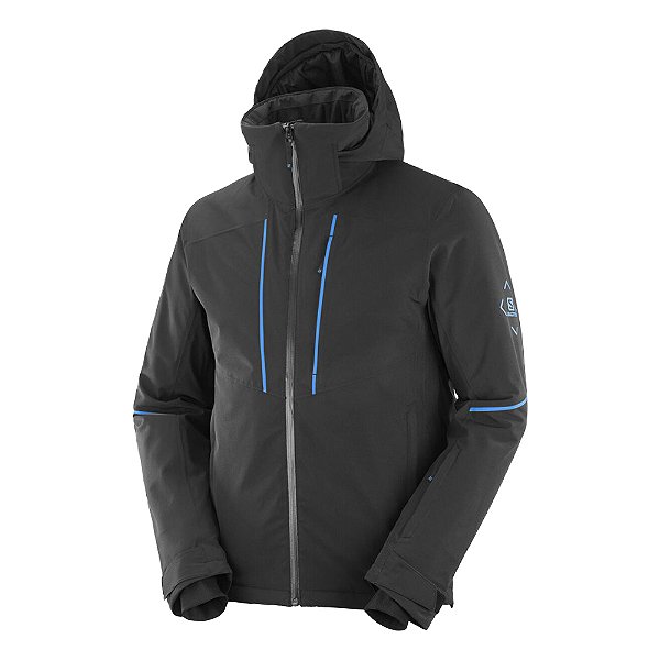 Jaqueta Salomon Ski Edge Neve Impermeável Masculina Preto