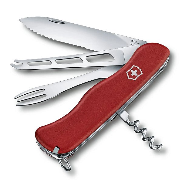 Canivete de Bolso Grande Victorinox Cheese Master Vermelho