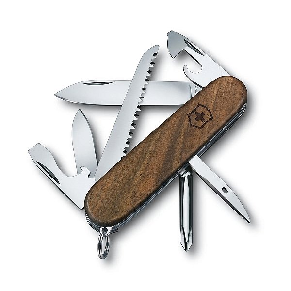 Canivete De Bolso Médio Victorinox Hiker Wood Marrom