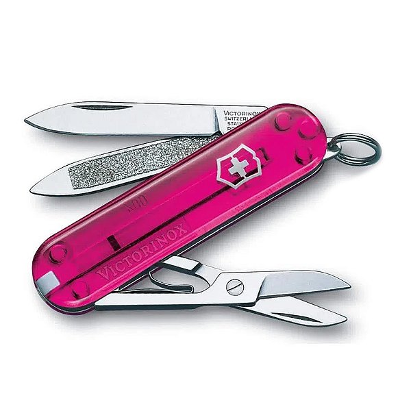 Canivete de Bolso Pequeno Victorinox Classic Rosa