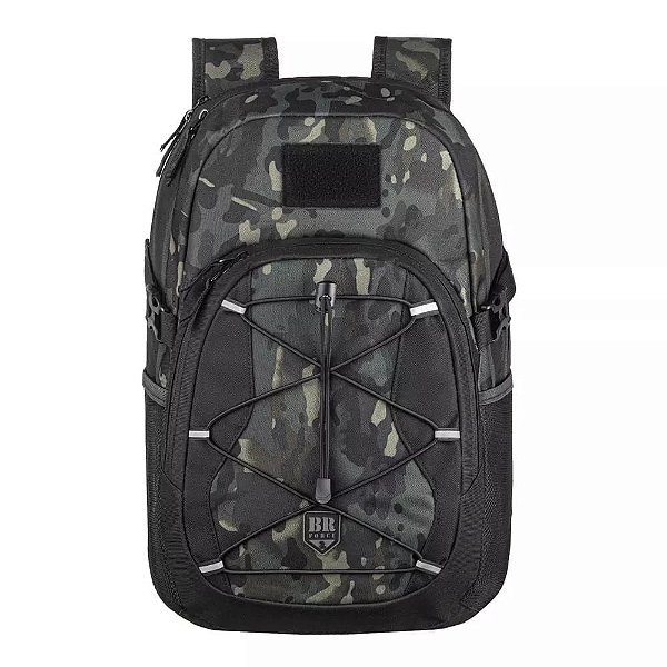 Mochila BR Force Paisana 28L Tática Multicam Black