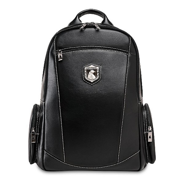 Mochila de Couro Nordweg Águia p/ notebook NW074A Preto