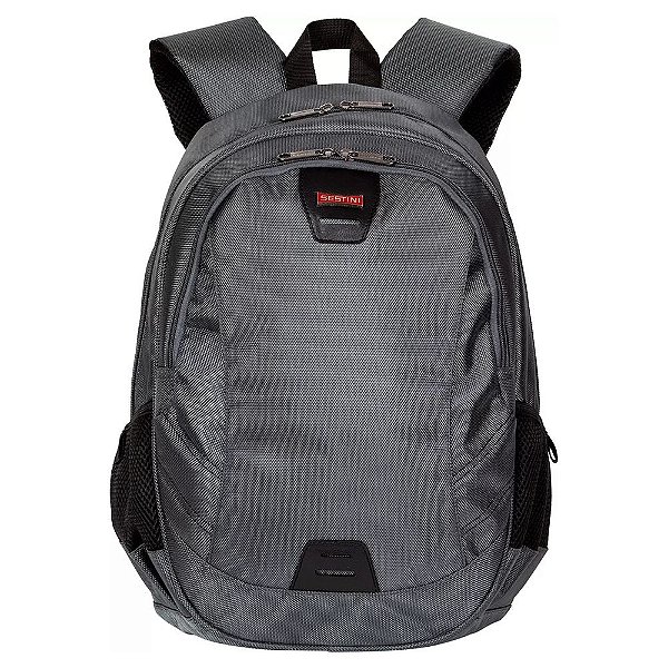 Mochila Grande Sestini Laptop Harvest Cinza