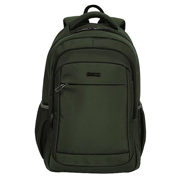 Mochila Grande Sestini Laptop Job 2 Compartimentos Verde