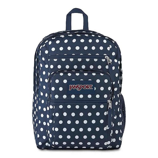 Mochila JanSport Big Student Bolas Azul Marinho 34 Litros