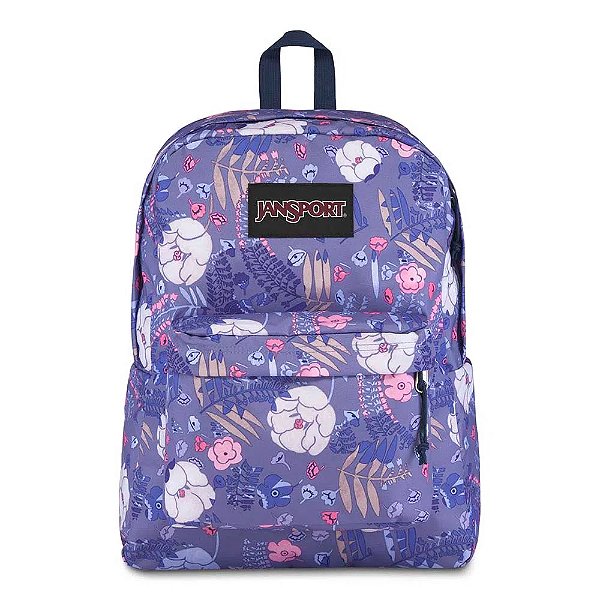 Mochila JanSport Black Label Superbreak Blue Liana Vines 25L