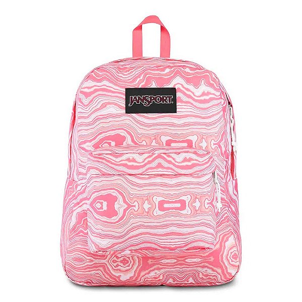 Mochila JanSport Black Label Superbreak Pink Geode Load 25L