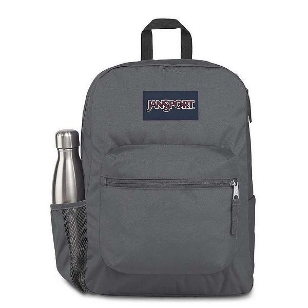 Mochila JanSport Cross Town Cinza Escuro 26 Litros