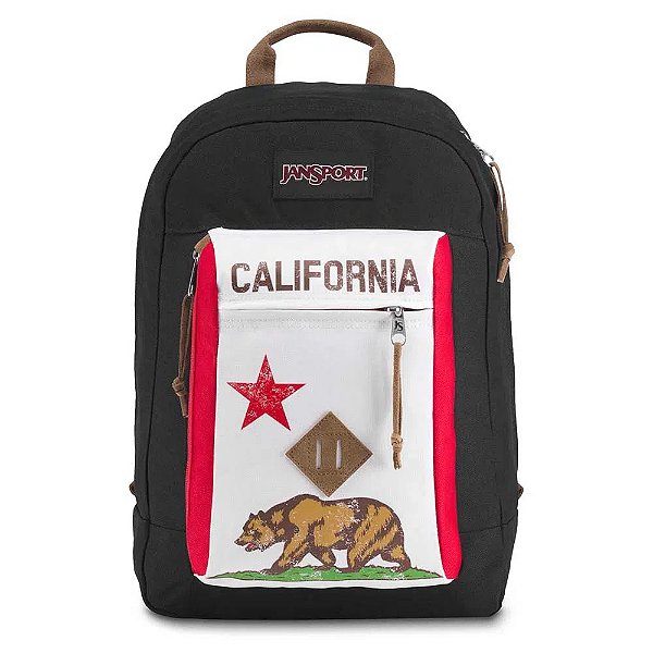 Mochila JanSport Reilly Red New California Republic 23 Litros