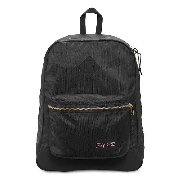 Mochila JanSport Super Fx Black/Gold 25 Litros
