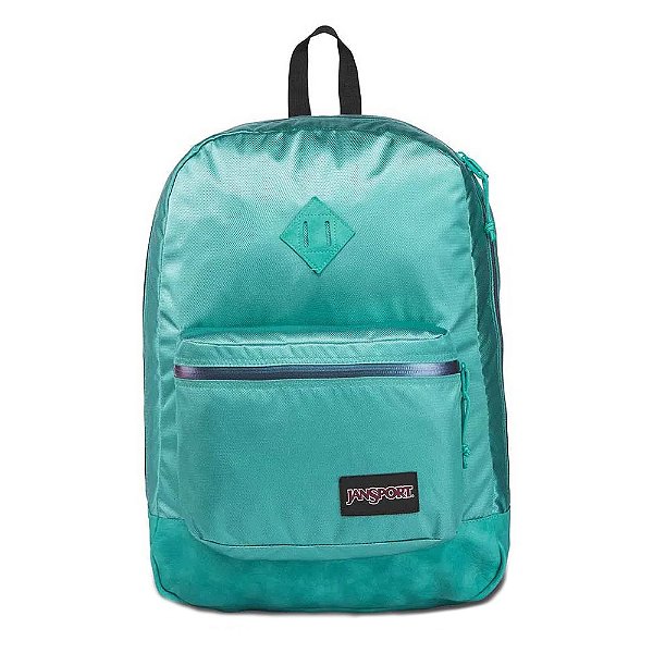 Mochila Jansport Super Fx Classic Teal Premium Poly