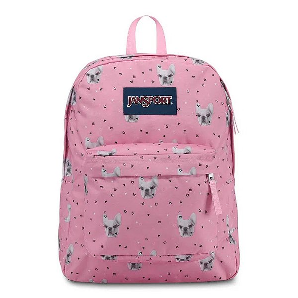 Mochila Jansport Superbreak Fierce Frenchies 25 Litros