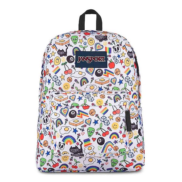 Mochila JanSport Superbreak Over The Rainbow Print 25 Litros