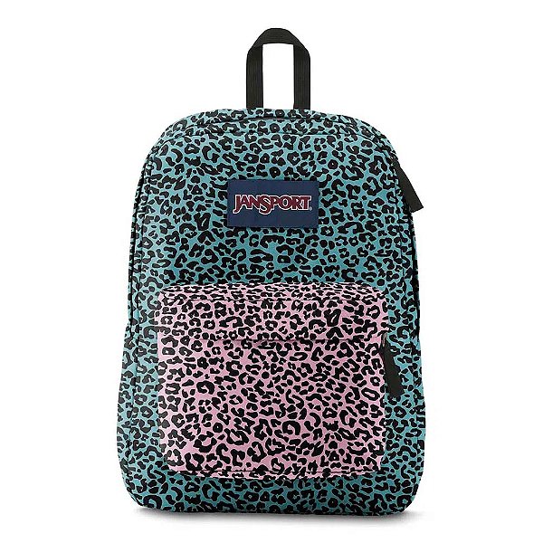 Mochila JanSport Superbreak Peacock Blue Leopard Life 25L
