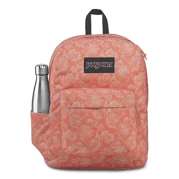 Mochila Jansport Superbreak Plus Fx Crabapple Woven Floral