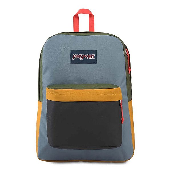 Mochila JanSport Superbreak Woodland Block 25 Litros