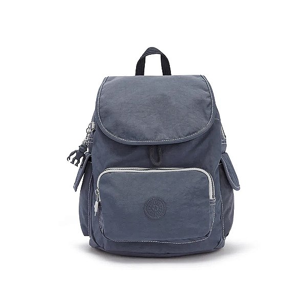 Mochila Kipling City Pack S 13L Grey Slate Cinza Escuro