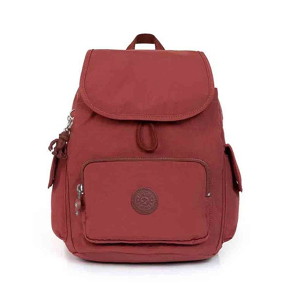 Mochila Kipling City Pack S 13L Vermelho Escuro