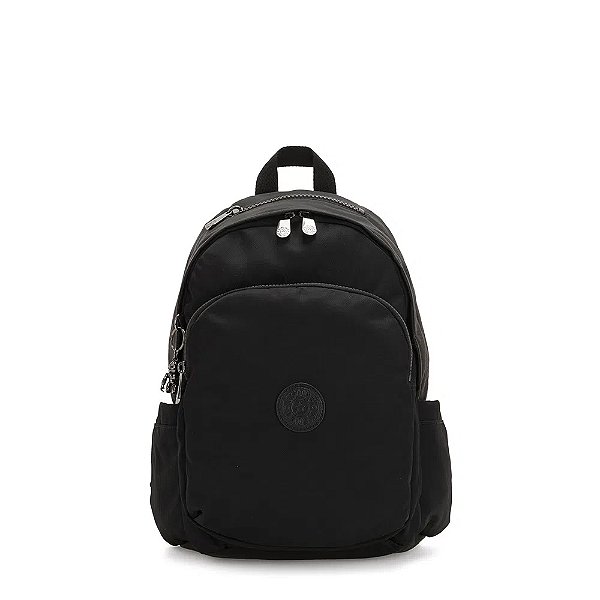 Mochila Kipling Delia 16L Estampado Rich Black Preto