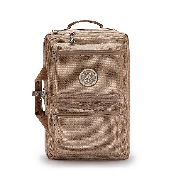 Mochila Kipling Jengo 28 Litros Bege