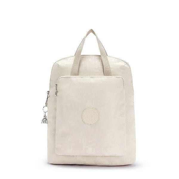 Mochila Kipling Kazuki 19L Ivory Cloud Branco