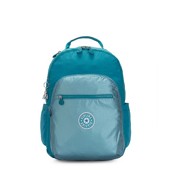 Mochila Kipling Seoul 27L Azul Turquesa Sea