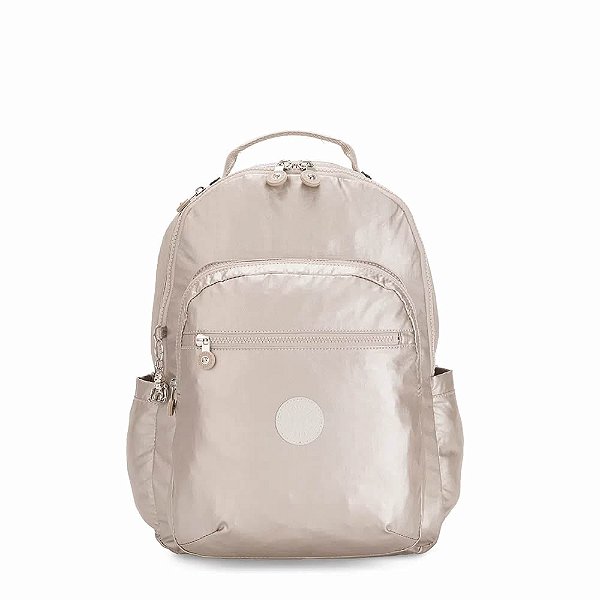 Mochila Kipling Seoul 27L Rose Metallic Glow