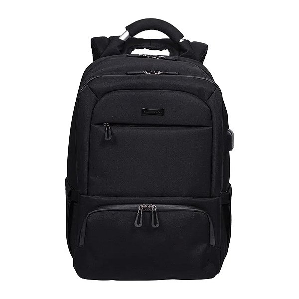 Mochila Sestini 2 Compartimentos Cabo Alumínio Techno Preto