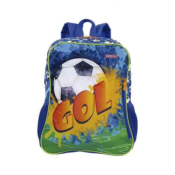 Mochila Sestini 21M Futebol 15 Litros Azul