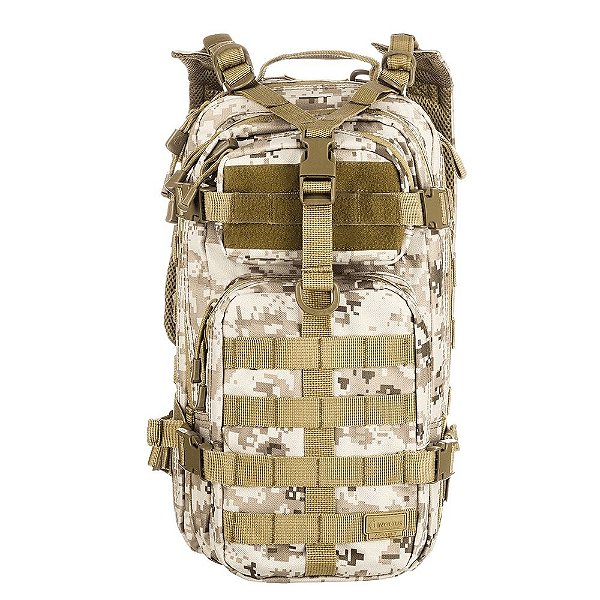 Mochila Tática Invictus Assault 30L Digital Deserto