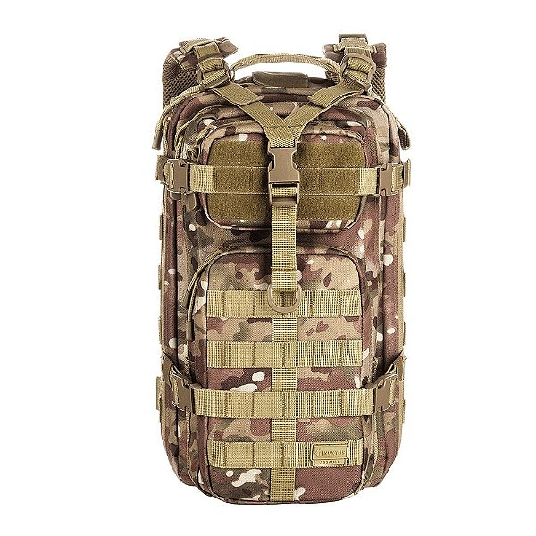 Mochila Tática Invictus Assault 30L Multicam Camuflado