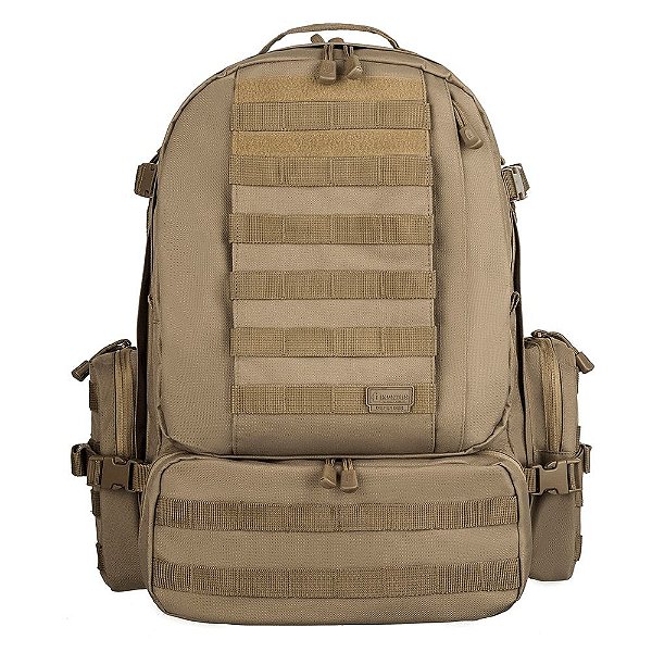 Mochila Tática Invictus Defender 55L Coyote Deserto