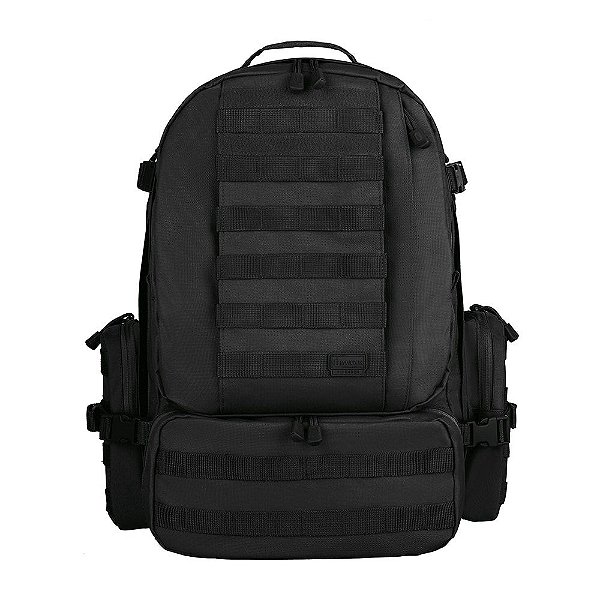 Mochila Tática Invictus Defender 55L Preto Militar