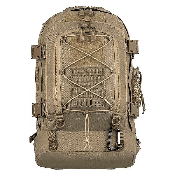 Mochila Tática Invictus Duster 50L Coyote Deserto Militar