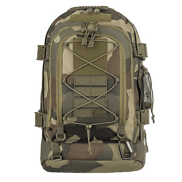Mochila Tática Invictus Duster 50L Francês Camuflado Militar