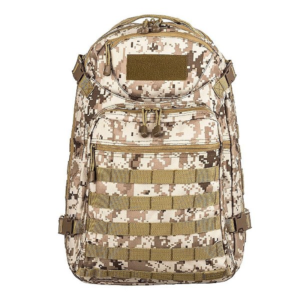 Mochila Tática Invictus Mission 45L Digital Deserto