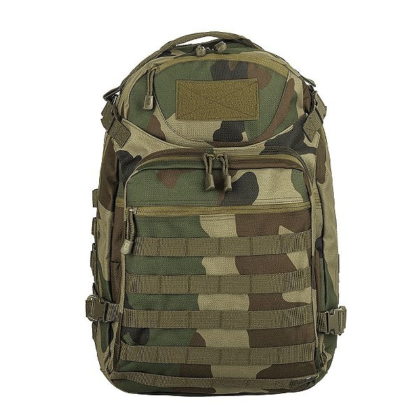 Mochila Tática Invictus Mission 45L Francês Camuflado
