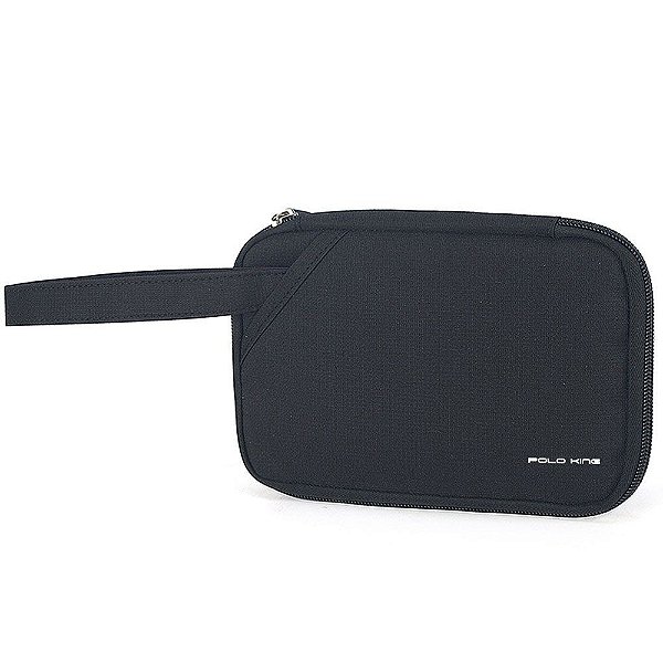 Necessaire Porta Passaporte Polo King Preto