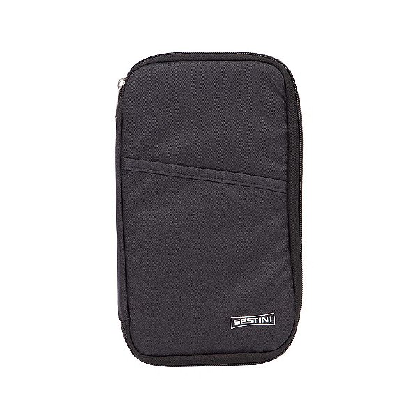 Necessaire Sestini Organizador De Documentos Preto
