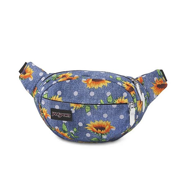 Pochete Jansport Fifth Avenue Sunflower 2,5 Litros Azul