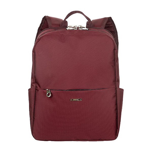 Mochila Sestini 2 Compartimentos Slim Safe Vinho