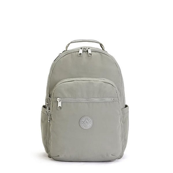 Mochila Kipling Seoul 27 Litros Almost Grey Cinza