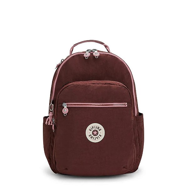Mochila Kipling Seoul 27 Litros Vermelho